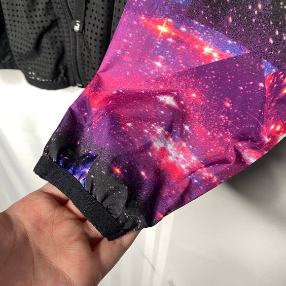 FILA Sport Long Sleeve Galaxy Mesh Zip Up Windbreaker Size Small Running Jacket - Picture 6 of 11